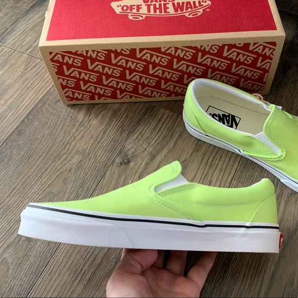 Vans sharp green classic slip on shoes - Picture 4 of 8
